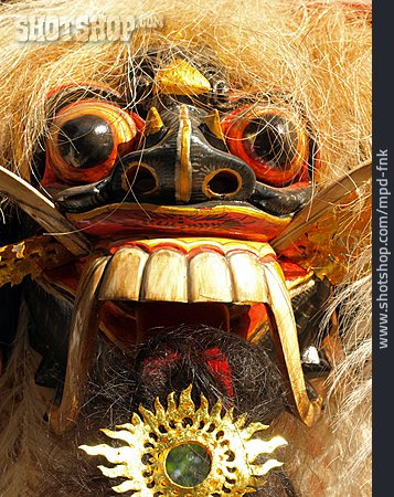 
                Maske, Mythologie, Bali                   