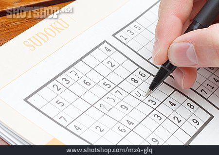 
                Ausfüllen, Sudoku, Zahlenrätsel                   