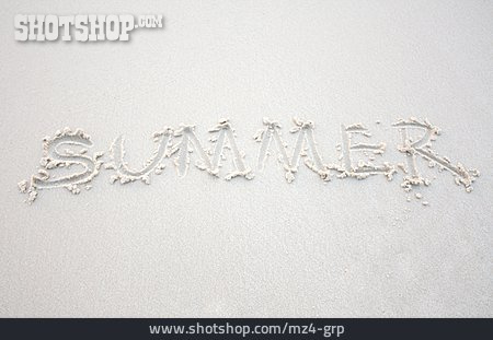 
                Sand, Sommer, Strandurlaub                   