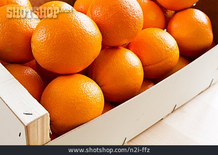 
                Orange, Obstkiste                   