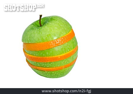 
                Apfel, Orange, Scheibe                   
