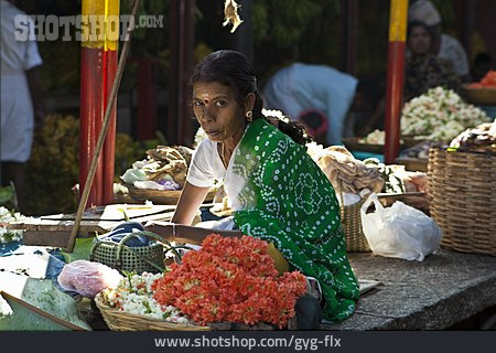 
                Marktstand, Karnataka, Mysore                   