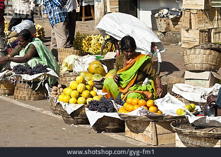 
                Markt, Indien, Mysore                   