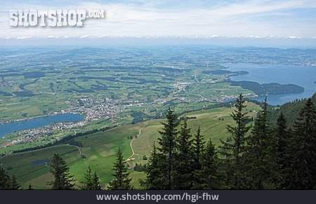
                Landschaft, Schweiz, Zugersee                   