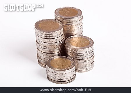 
                Geld, Euro, Münzen, Euromünze, 2 Euro                   