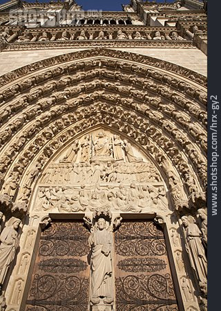 
                Relief, Notre Dame De Paris, Hauptportal                   