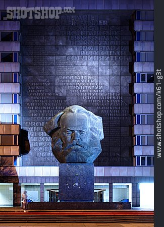 
                Karl Marx, Chemnitz, Karl-marx-monument                   