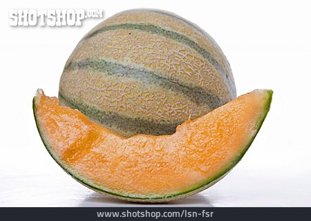 
                Netzmelone, Melonenspalte                   