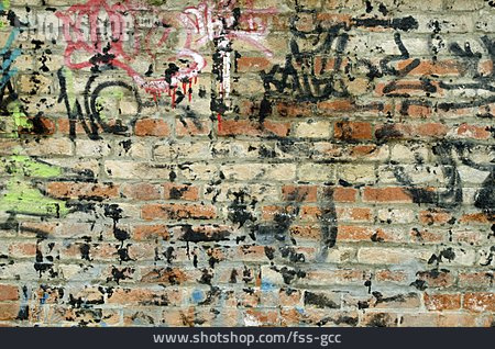 
                Graffiti, Hauswand                   