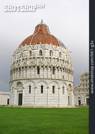 
                Pisa, Baptisterium, Dom Zu Pisa                   