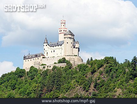 
                Burg, Höhenburg, Marksburg                   