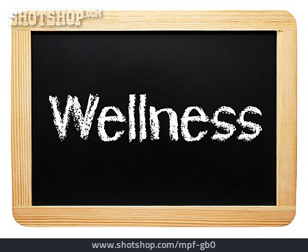 
                Wellness & Relax, Erholung, Tafel                   