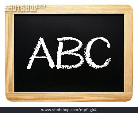 
                Abc, Alphabet, Tafel                   