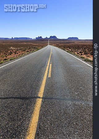 
                Straße, Geradeaus, Highway, Monument Valley                   