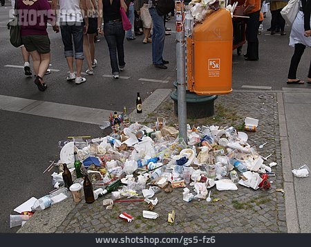 
                Müll, Abfall, Straßenmüll                   