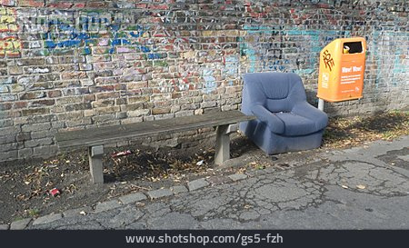 
                Städtisches Leben, Sessel, Sitzbank                   