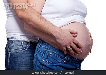 
                Eltern, Schwangerschaft, Schwanger, Babybauch                   