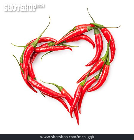 
                Chili, Herzförmig, Chilischote                   