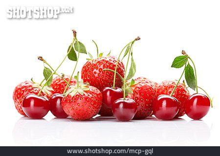 
                Obst, Erdbeere, Kirsche                   