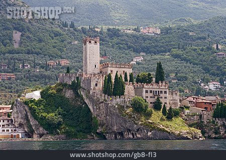 
                Gardasee, Scaligerburg, Malcesine, Castello Scaligero                   