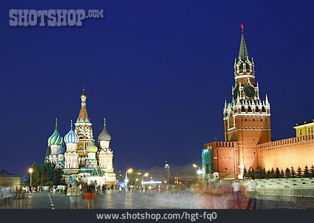 
                Russland, Roter Platz, Moskau, Kreml, Basilius-kathedrale                   