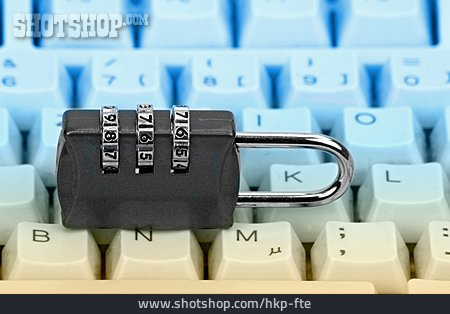 
                Schloss, Tastatur, Datensicherheit, Zahlenschloss, Computersicherheit                   