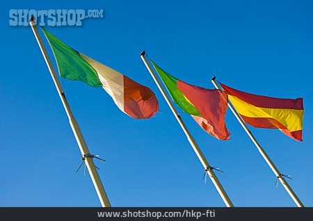 
                Flagge, Spanien, Portugal, Italien                   