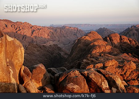 
                Morgenrot, Berg Sinai                   