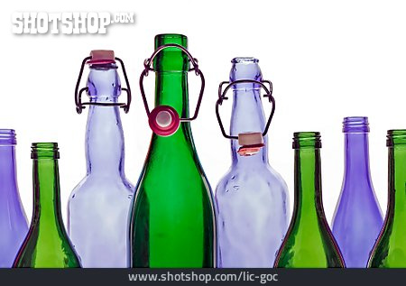 
                Glas, Flasche, Altglas, Buntglas, Glasflasche                   