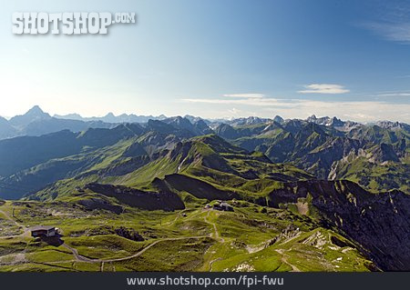 
                Allgäu, Bergmassiv, Nebelhorn                   