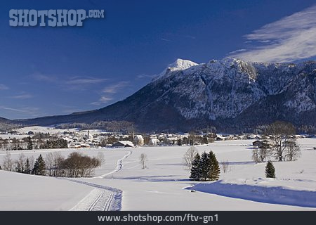 
                Verschneit, Alpen, Inzell                   