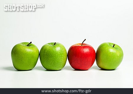 
                In Einer Reihe, Apfel                   