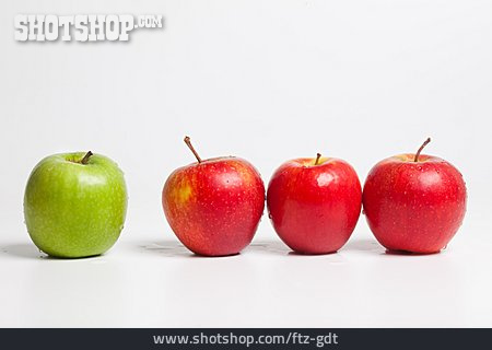 
                In Einer Reihe, Apfel                   
