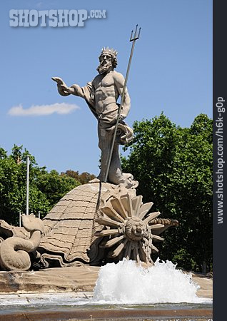 
                Neptun, Neptunbrunnen, Madrid                   