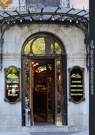 
                Eingang, Restaurant, Madrid                   