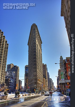 
                New York, Manhattan, Flat Iron Building                   