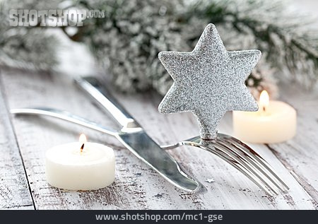 
                Weihnachten, Tischdekoration                   