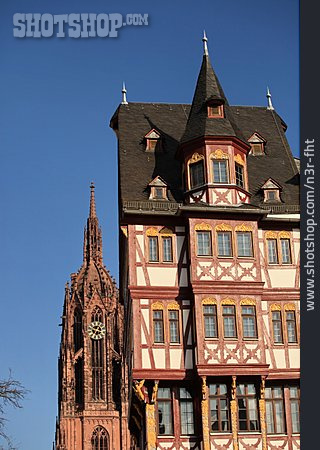 
                Frankfurt Am Main, Fachwerkhaus, Kaiserdom St. Bartholomäus                   