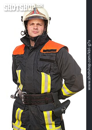 
                Porträt, Feuerwehrmann                   