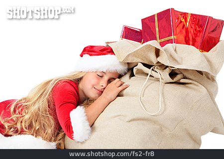 
                Weihnachtsvorbereitung, Eingeschlafen, Weihnachtskind                   