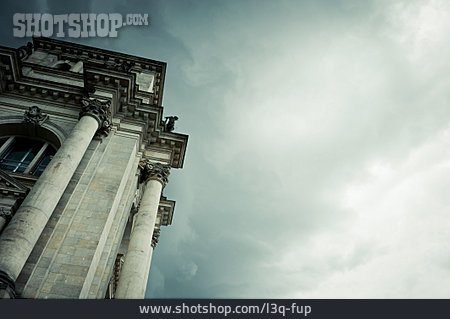 
                Bedrohlich, Unwetter, Reichstagsgebäude                   