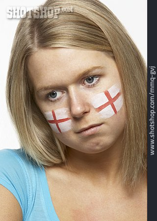 
                Fan, England, Enttäuscht, Patriotismus                   