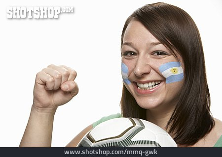
                Argentinien, Patriotismus, Fußballfan                   