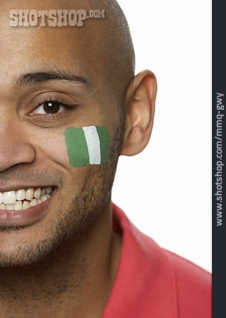 
                Fan, Patriotismus, Nigeria                   