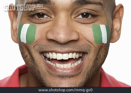 
                Fan, Patriotismus, Nigeria                   