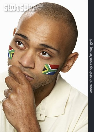
                Fan, Skeptisch, Patriotismus, Südafrika                   