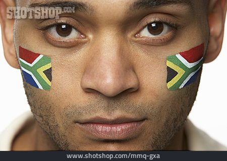 
                Fan, Patriotismus, Südafrika                   