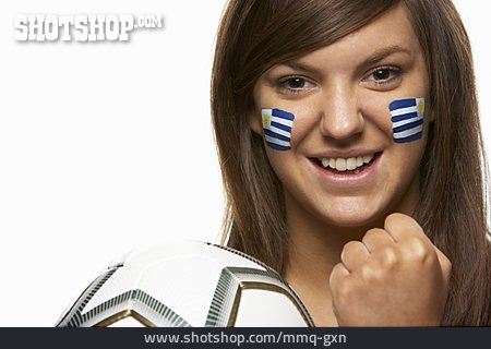 
                Patriotismus, Fußballfan, Uruguay                   
