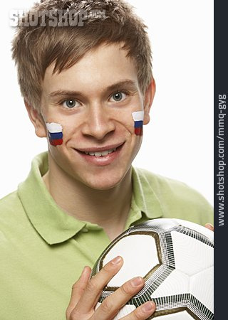 
                Fußball, Fan, Patriotismus, Slowakei                   