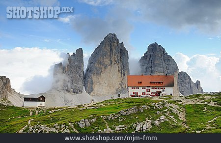 
                Berghütte, Dolomiten, Drei Zinnen                   